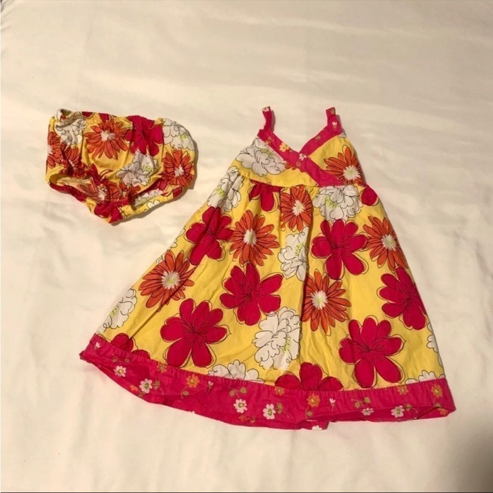 Penelope Mack Pink and Yellow Floral Set